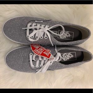 Gray & White Vans